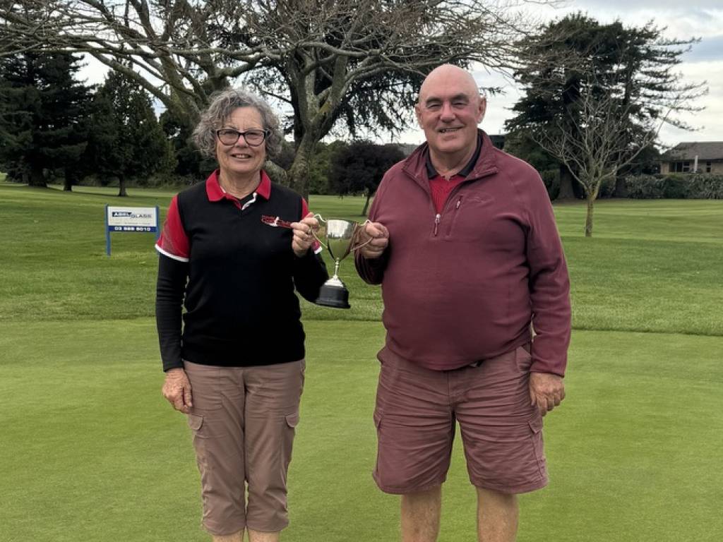 Thorp Cup Winners Sandra Ilton and Nigel Atkins, 14 Sept '24