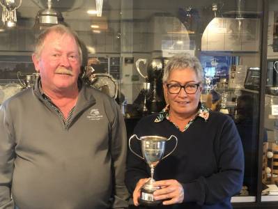 Thorp cup winners Mike Inwood and Tania Appelman